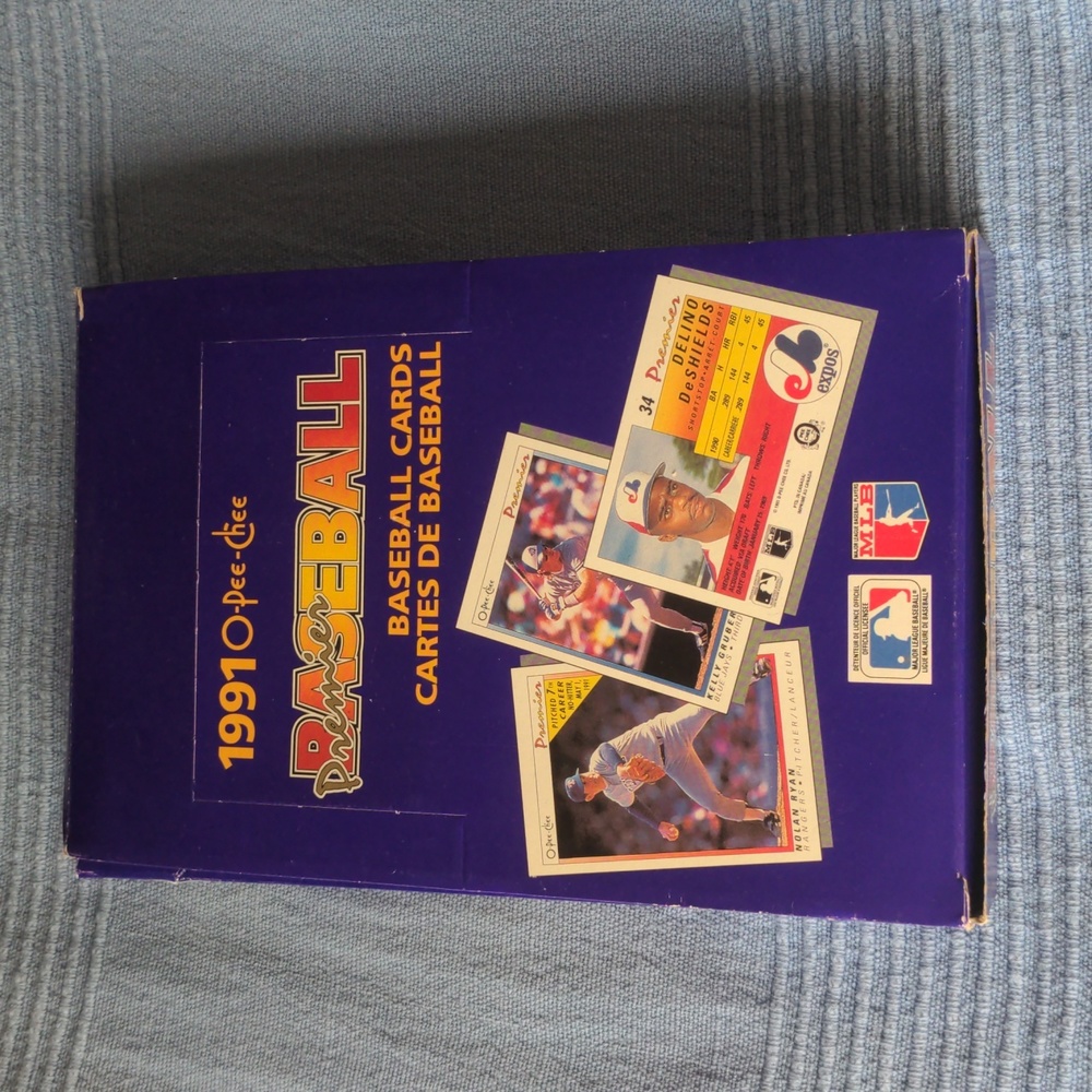 1991 o-pee-chee baseball cards